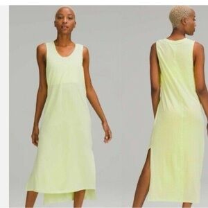 Lululemon Athletica Light Green Midi Dress